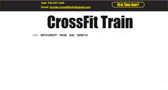 Desktop Screenshot of crossfittrain.com